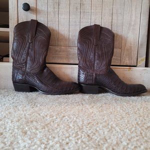 Tecovas The Dillon Caiman Boots - Chocolate 9.5D